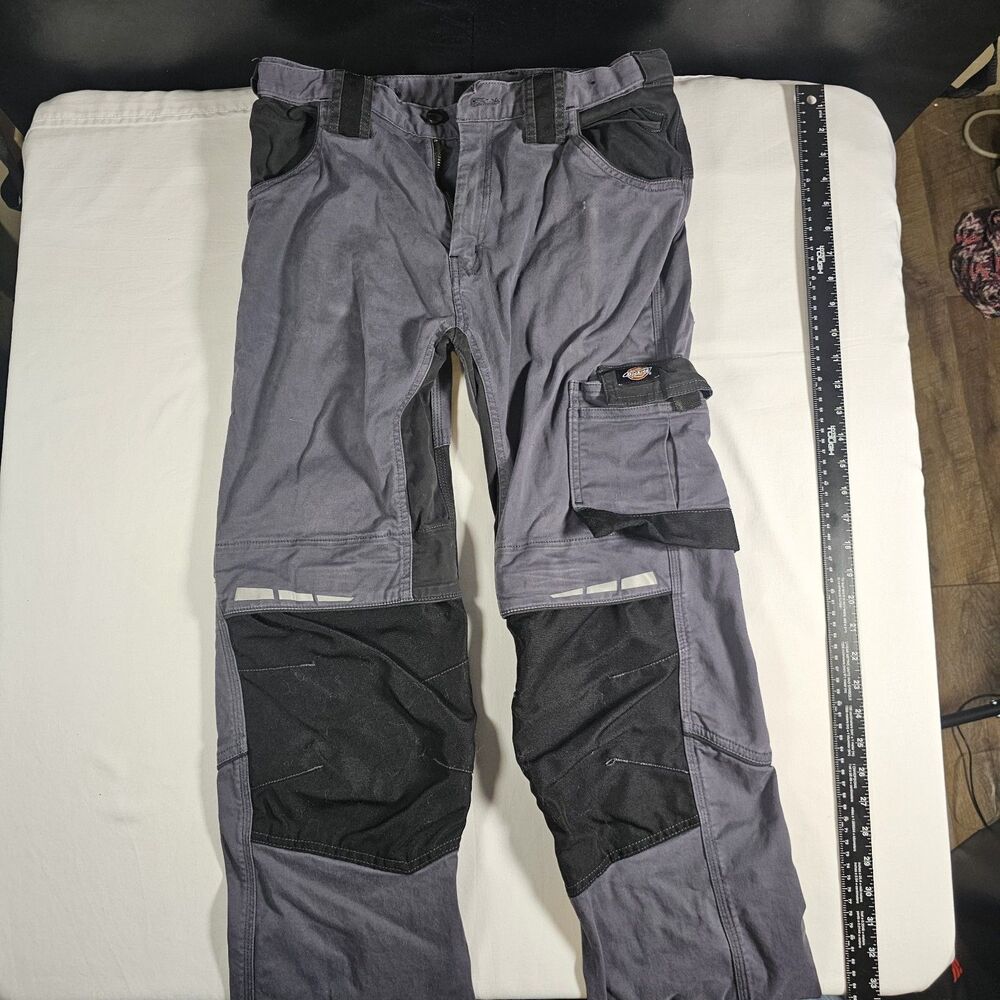 Dickies GDT Premium Cargo  Work Wear Protective Pants - Blue/Black size 32/30